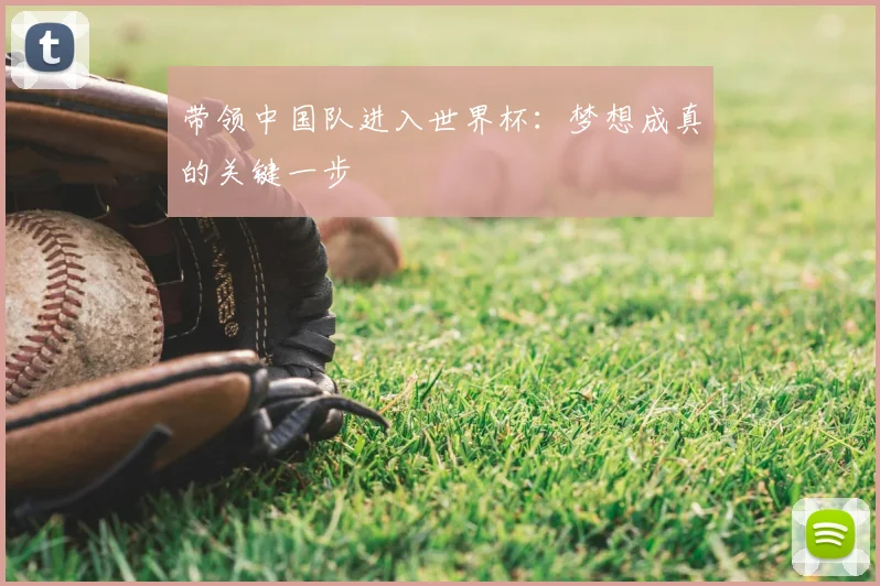 带领中国队进入世界杯：梦想成真的关键一步